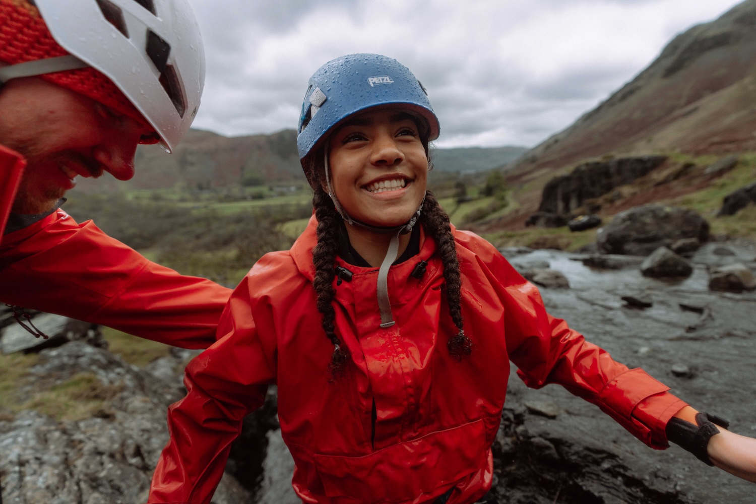 Young person enjoying the outdoors