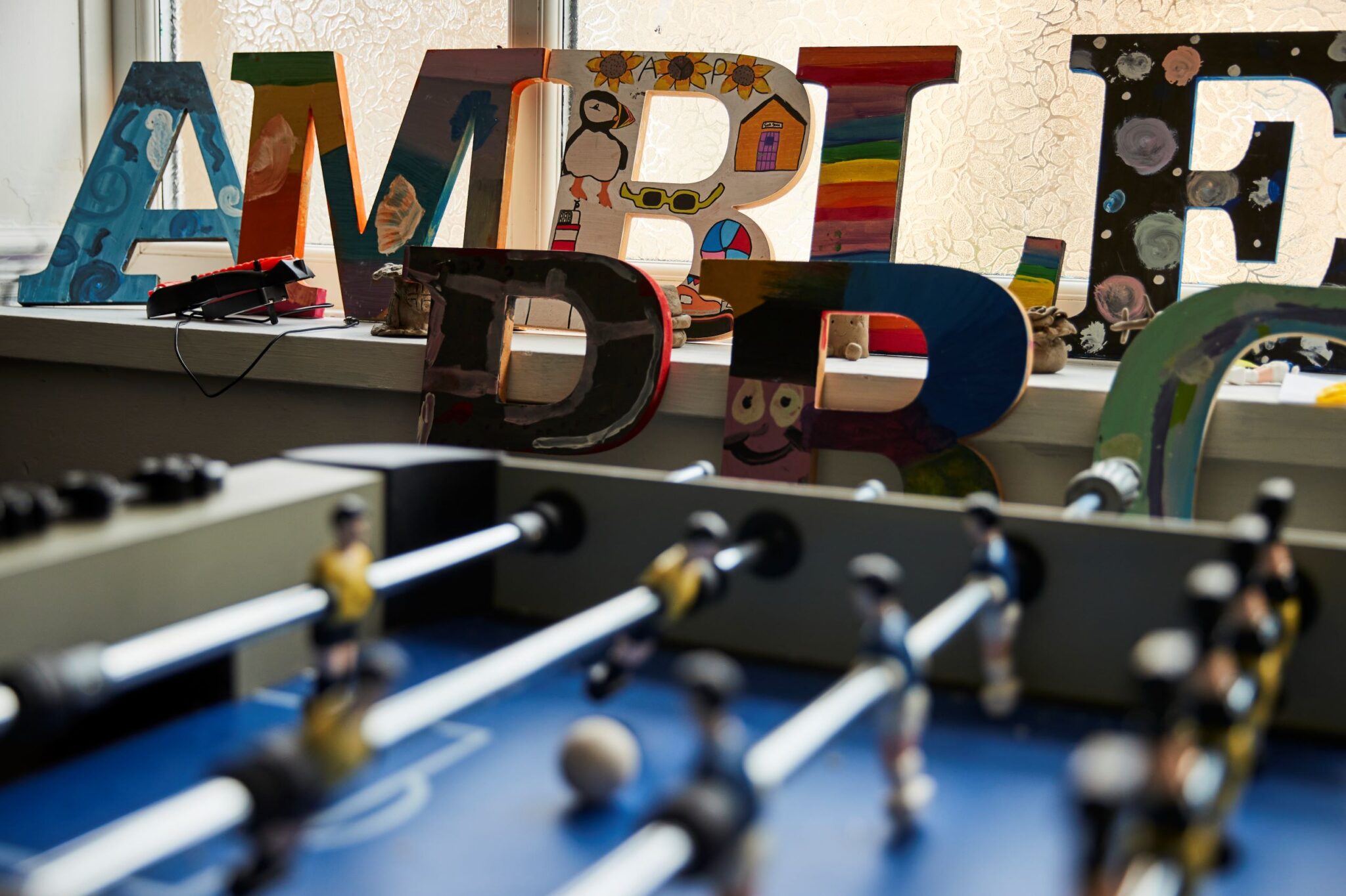 Amble youth project table football