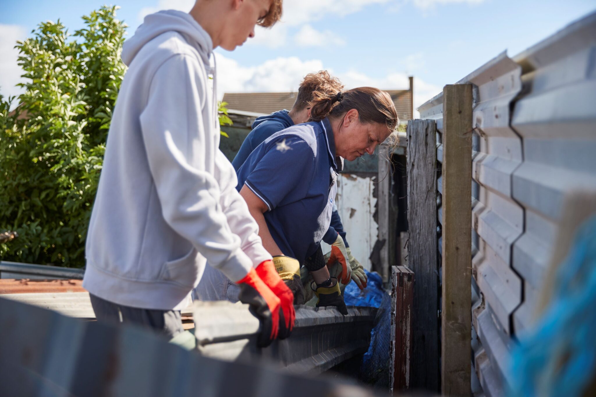 Amble youth project pulling off old iron