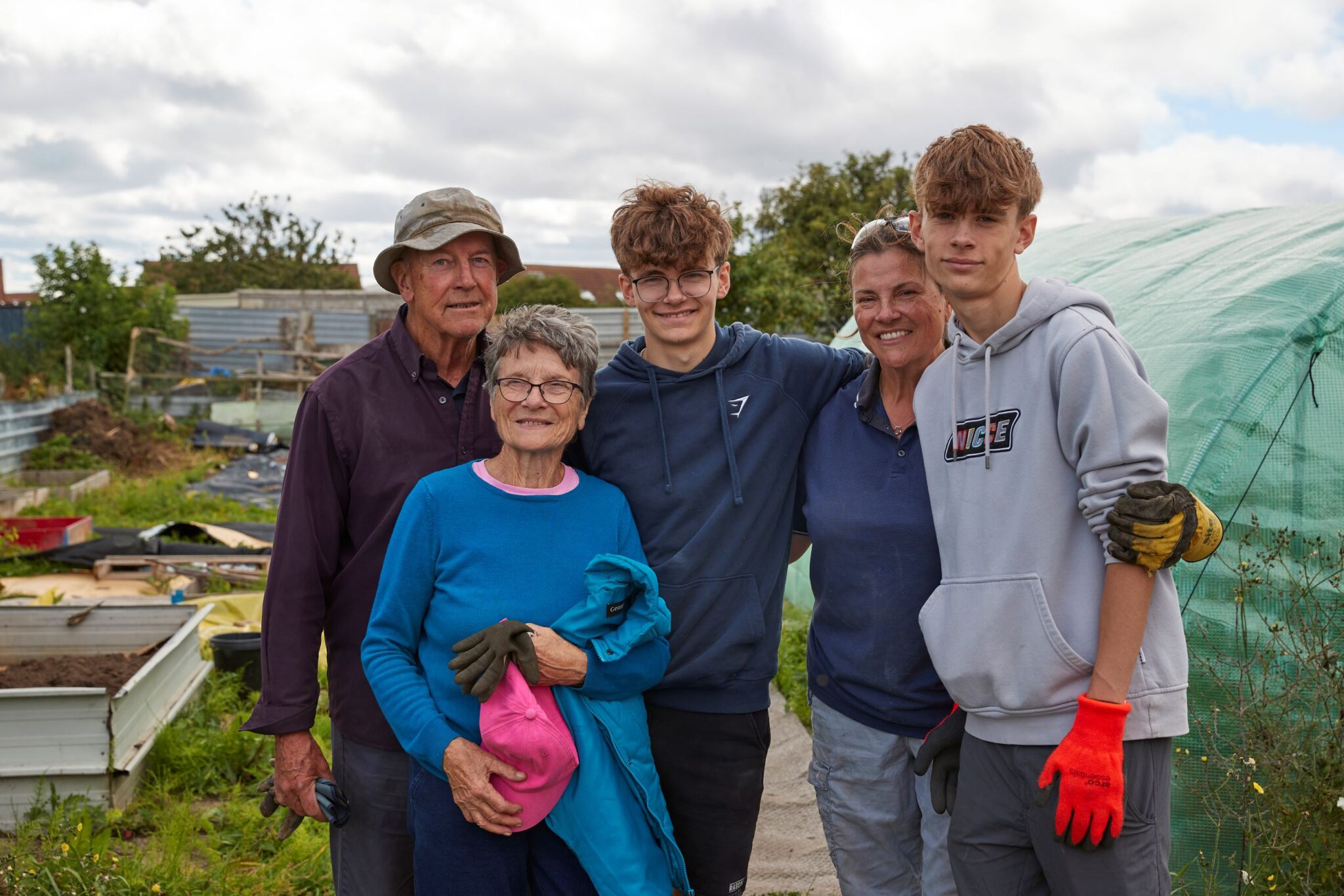 Amble youth project group photo